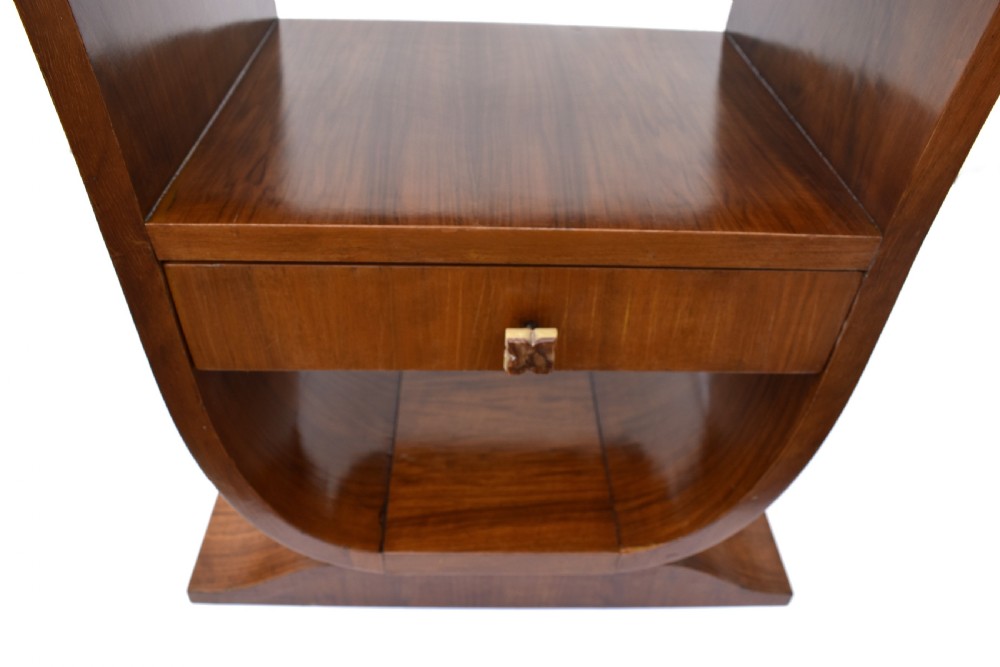Art Deco U Base Occasional Side Table, c1930 View IV