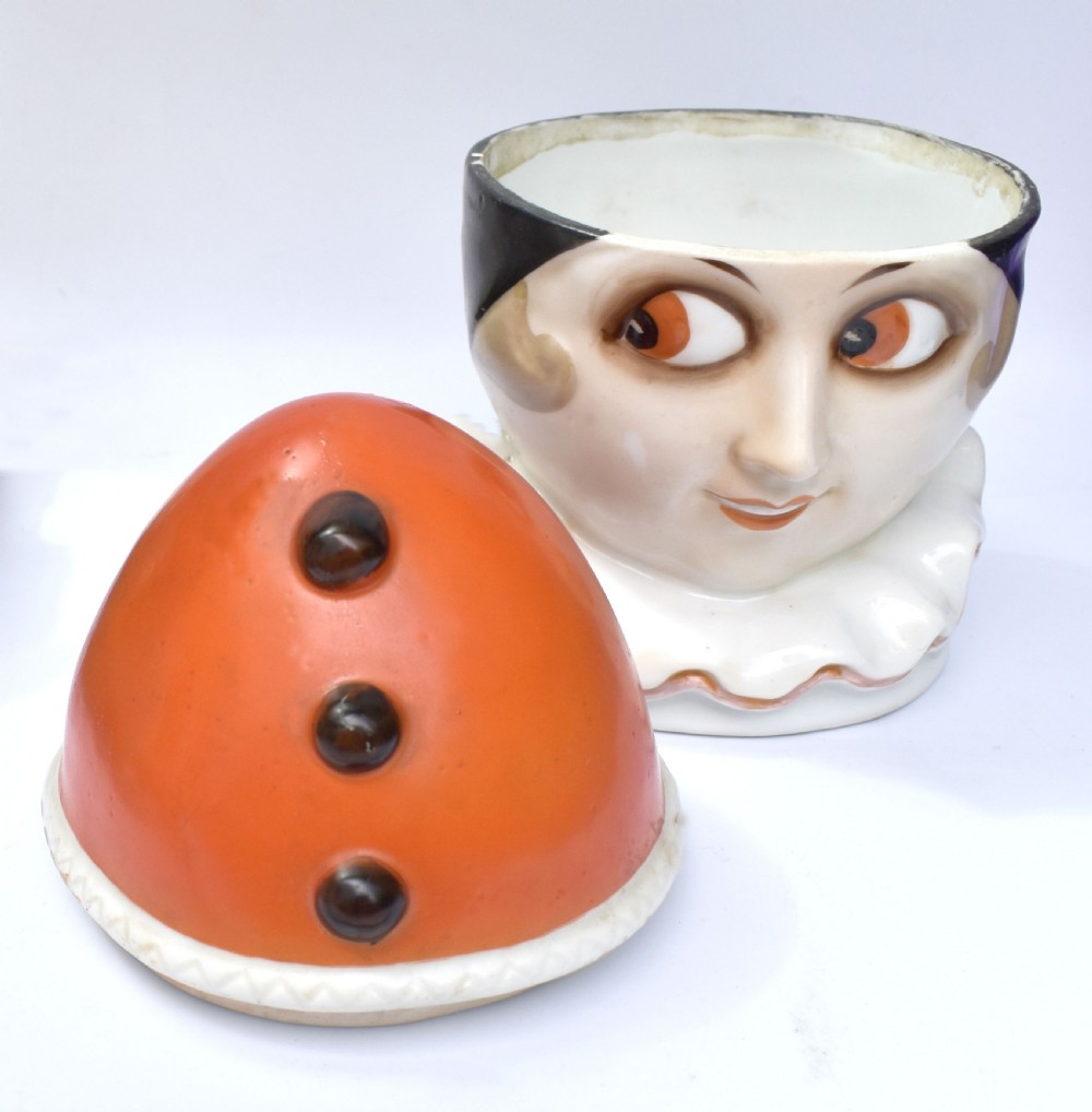 Art Deco Porcelain Lidded Jar, German, c1930 View VIII