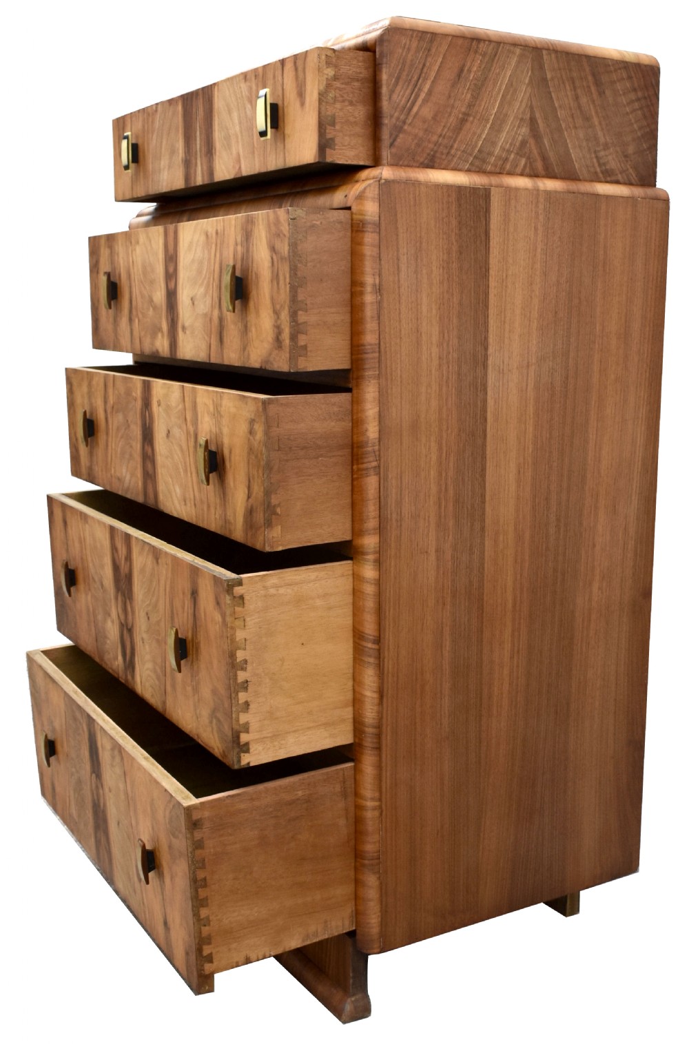 Art Deco Skyscraper Chest Of Five Drawers, c1930 View V