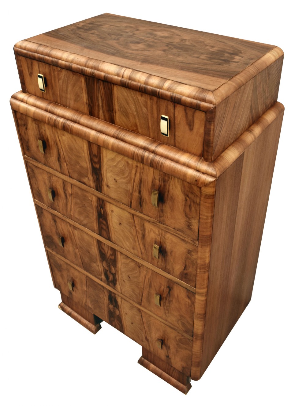 Art Deco Skyscraper Chest Of Five Drawers, c1930 View IX