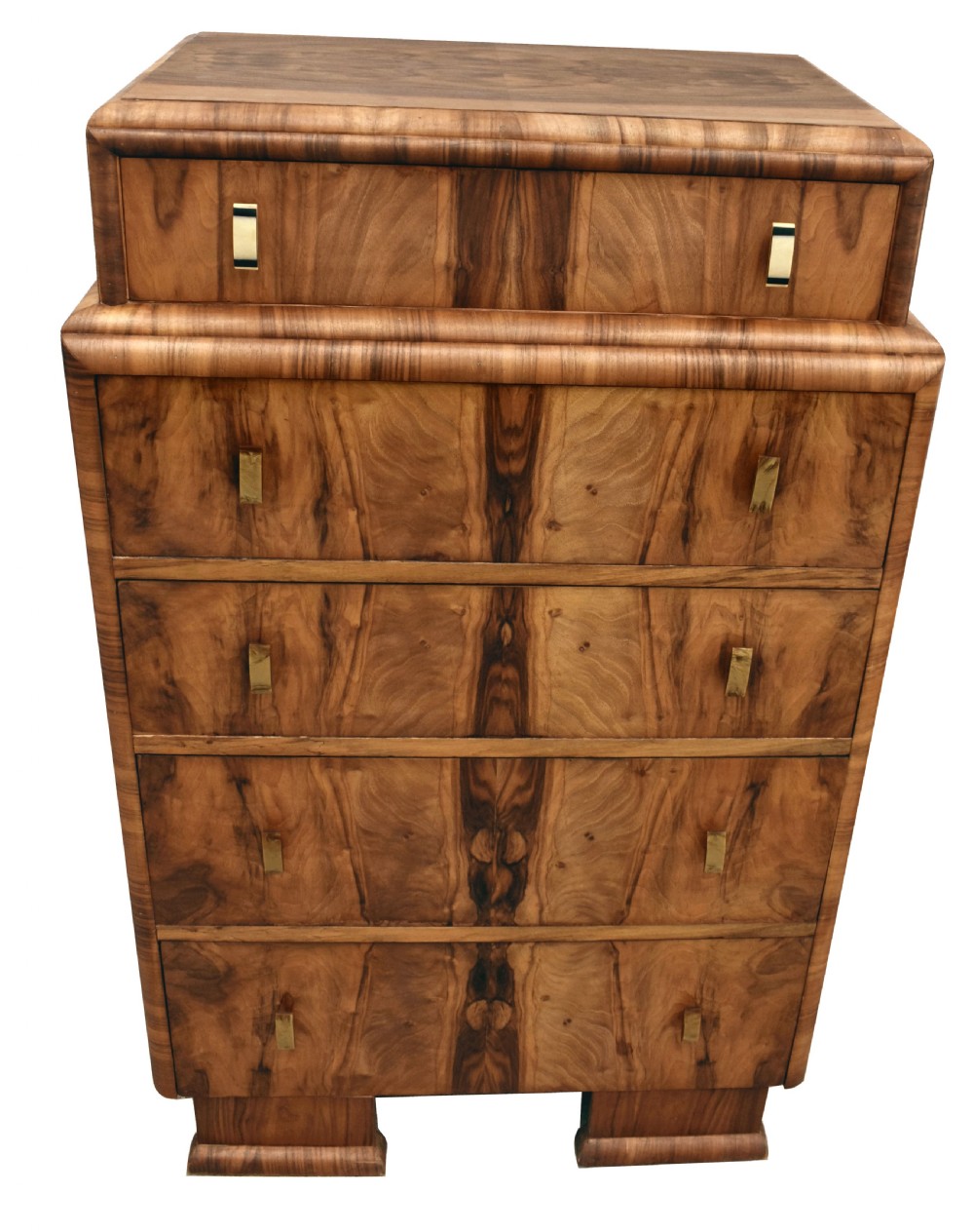Art Deco Skyscraper Chest Of Five Drawers, c1930 View X