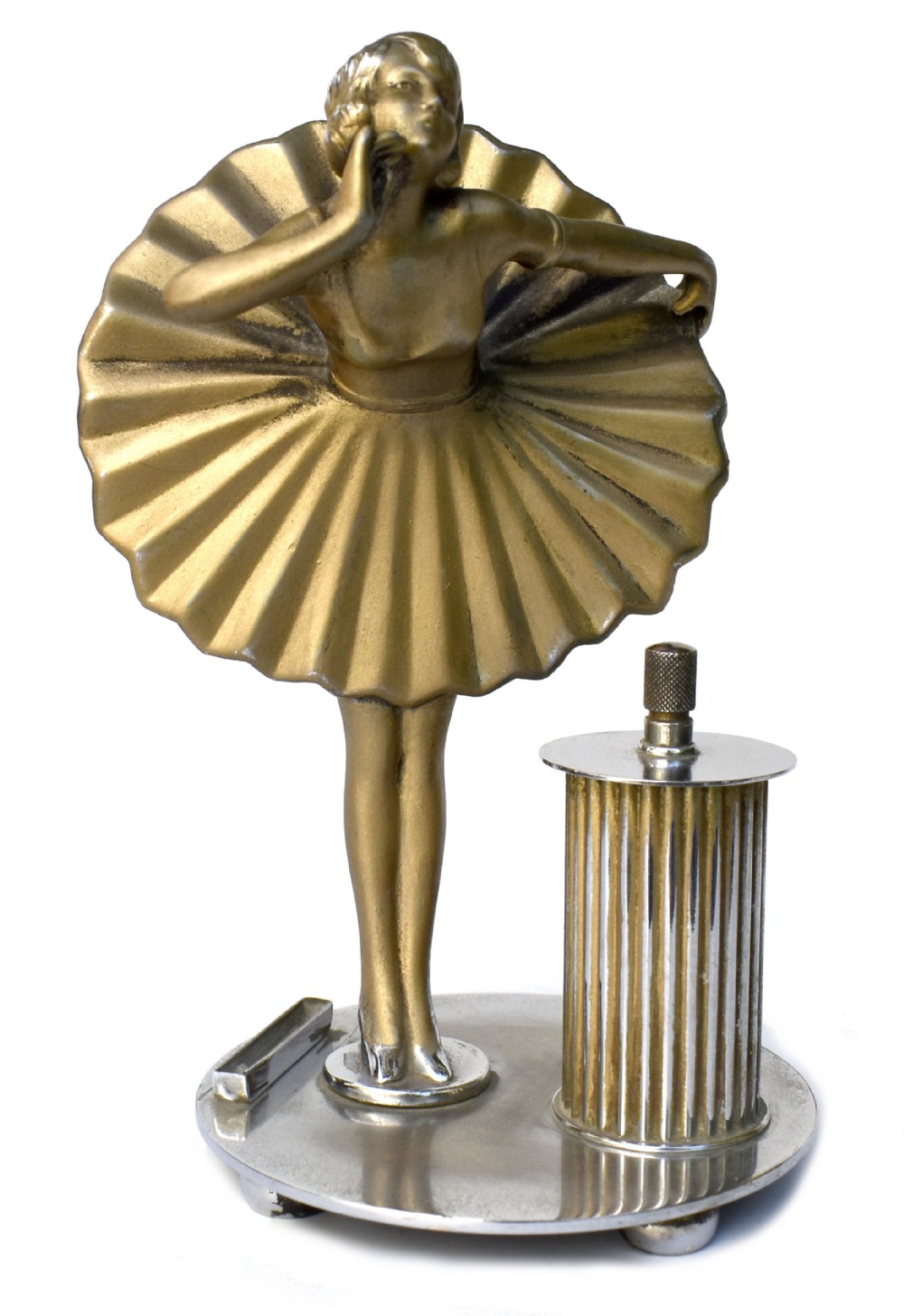 Art Deco Figural Lighter By Dakon, c1930
