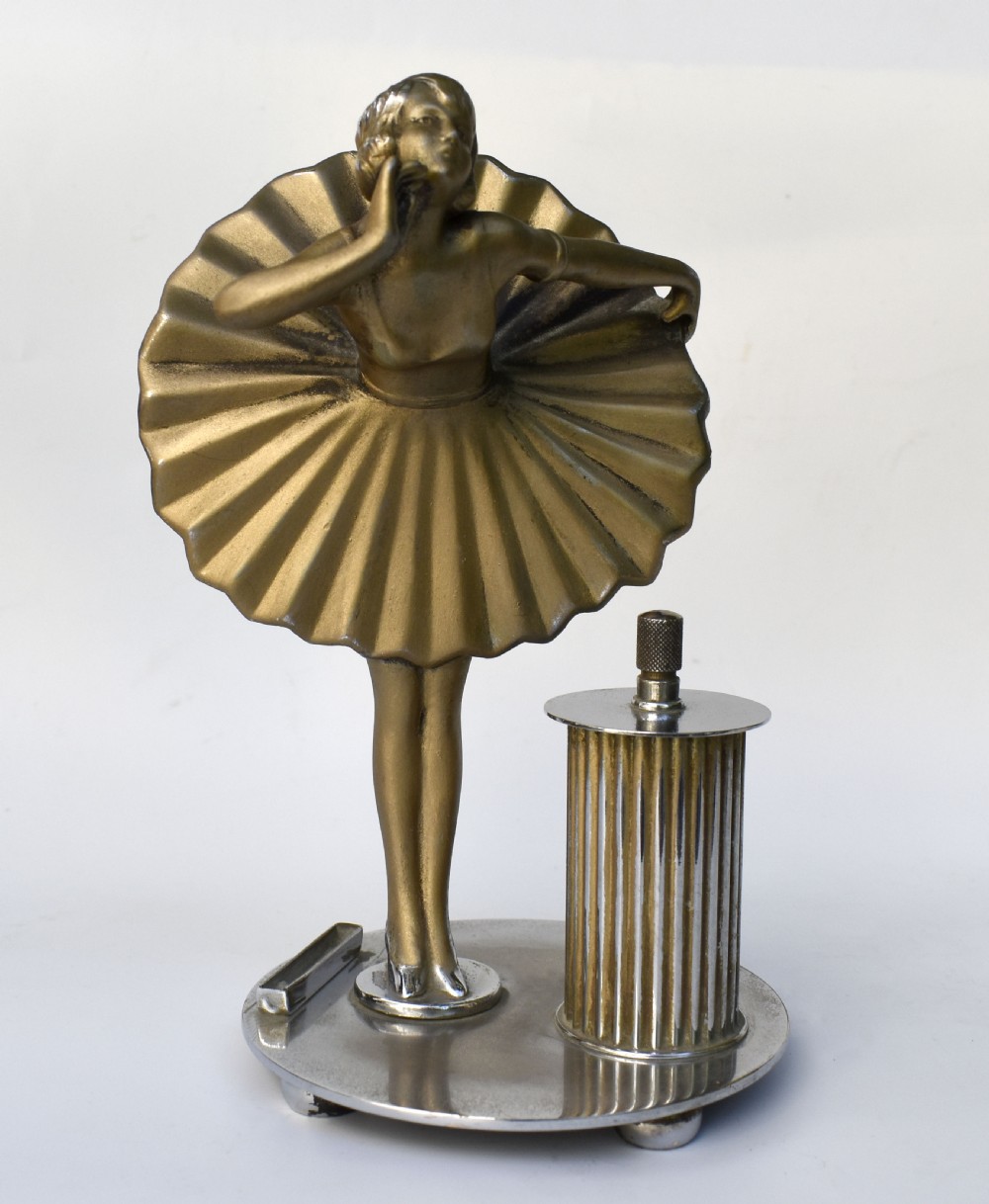 Art Deco Figural Lighter By Dakon, c1930 View V