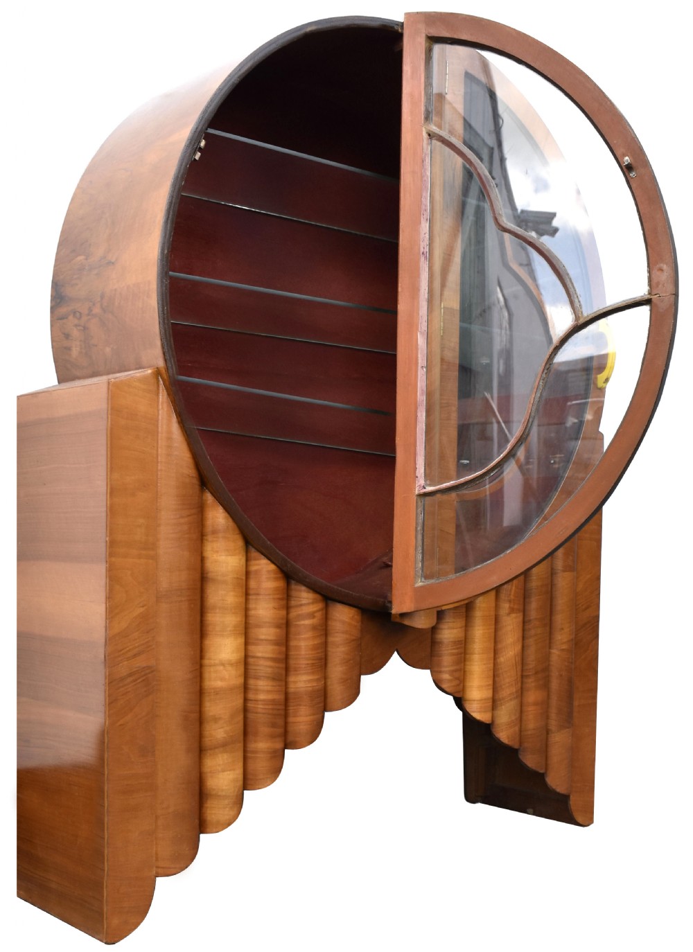 Art Deco Walnut 'Rocket Cabinet', English, c1930 View III