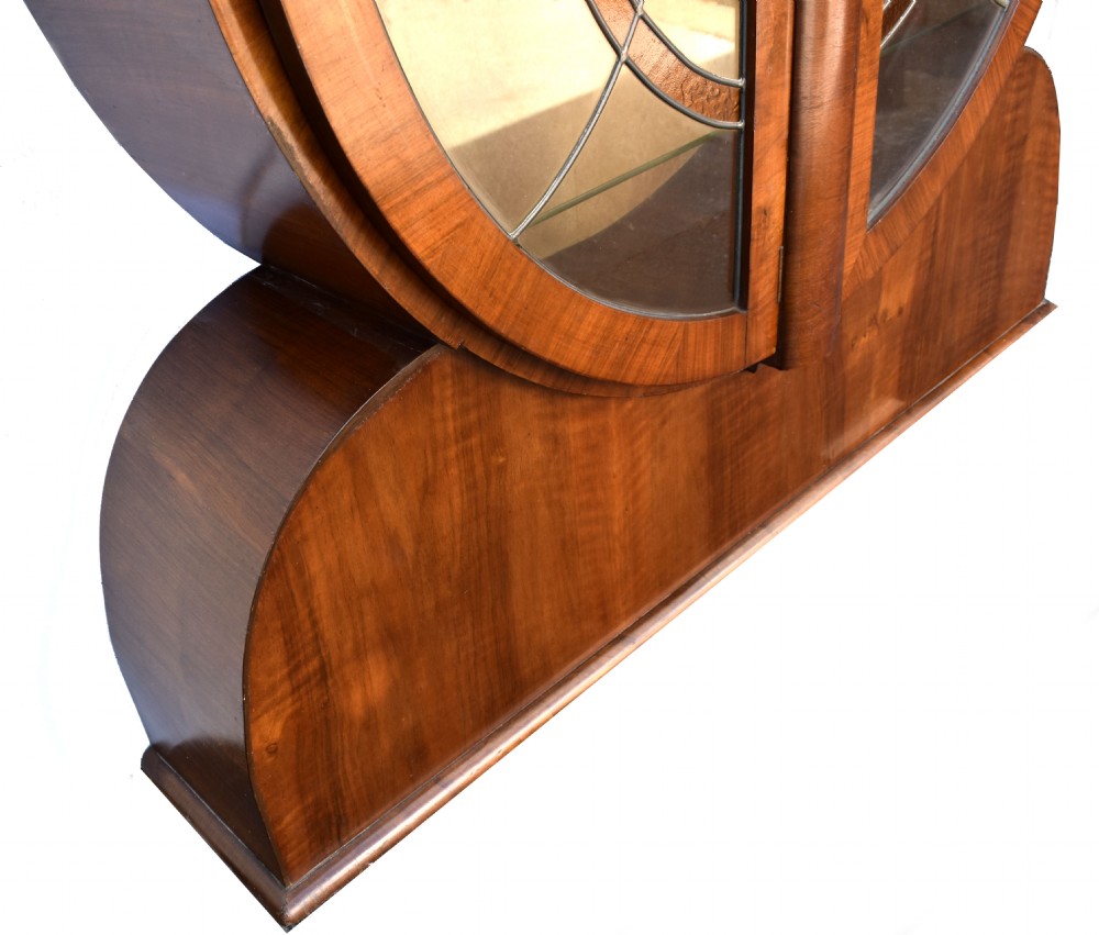 Art Deco  Circular Leaded Glass Display Cabinet, c1930 View VII
