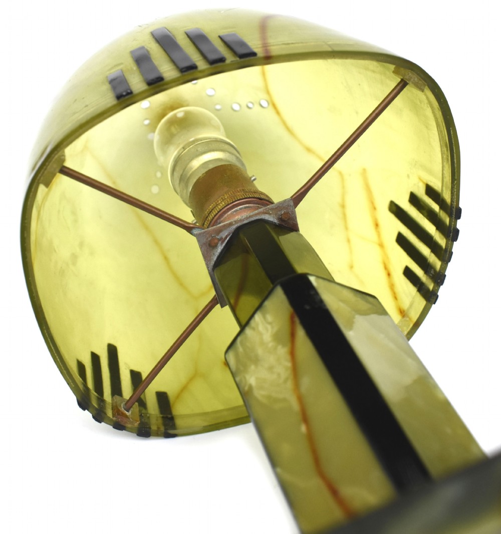 Art Deco Original Acrylic Table Lamp, C1930 View VI