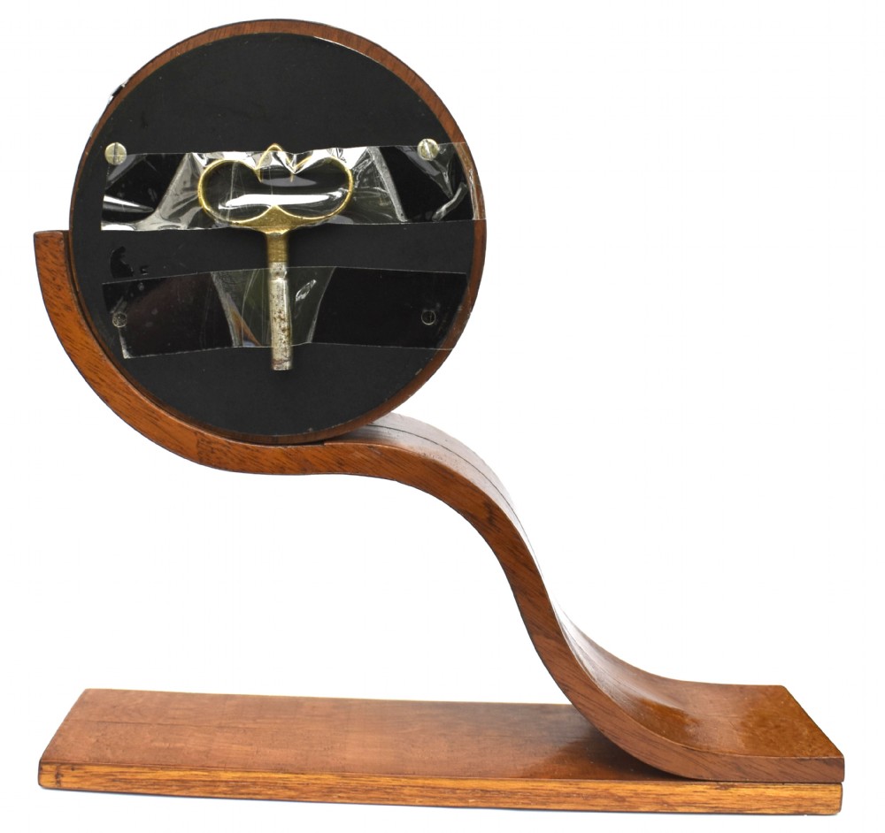 Art Deco 8 Day Mantle Clock, Serviced, Made By Smiths, C1930 View V
