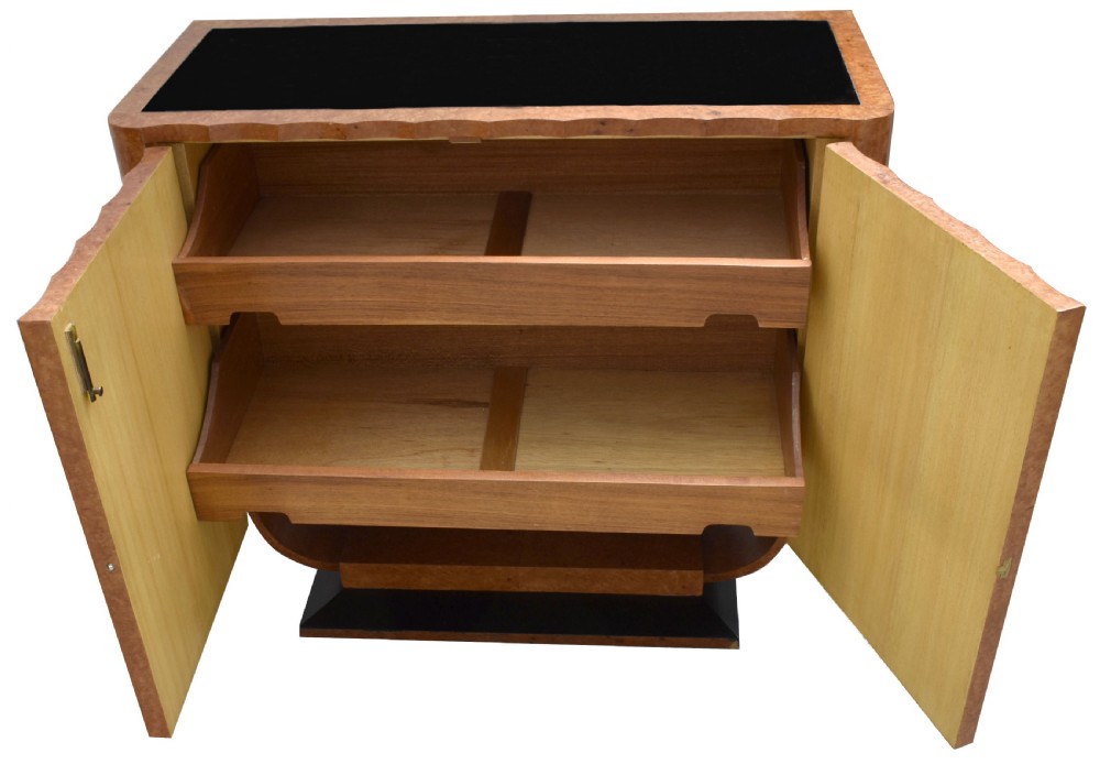 Art Deco Matching Pair Of U Base Console Tables, c1930 View V