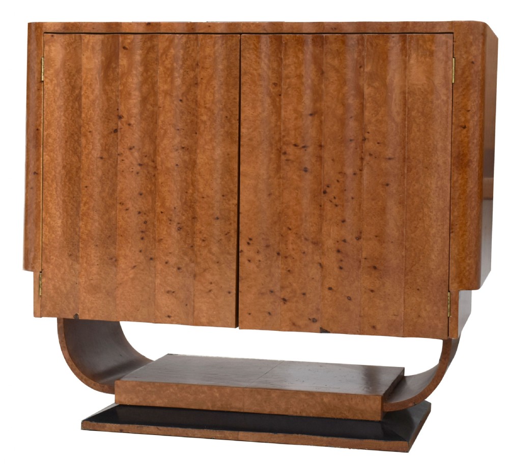 Art Deco Matching Pair Of U Base Console Tables, c1930 View VII