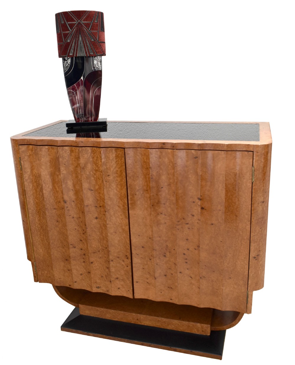Art Deco Matching Pair Of U Base Console Tables, c1930 View X