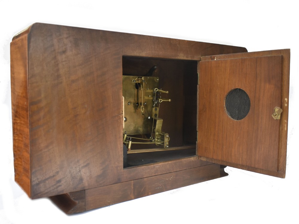 Art Deco Very Large Mantle Clock, German, c1930 View III