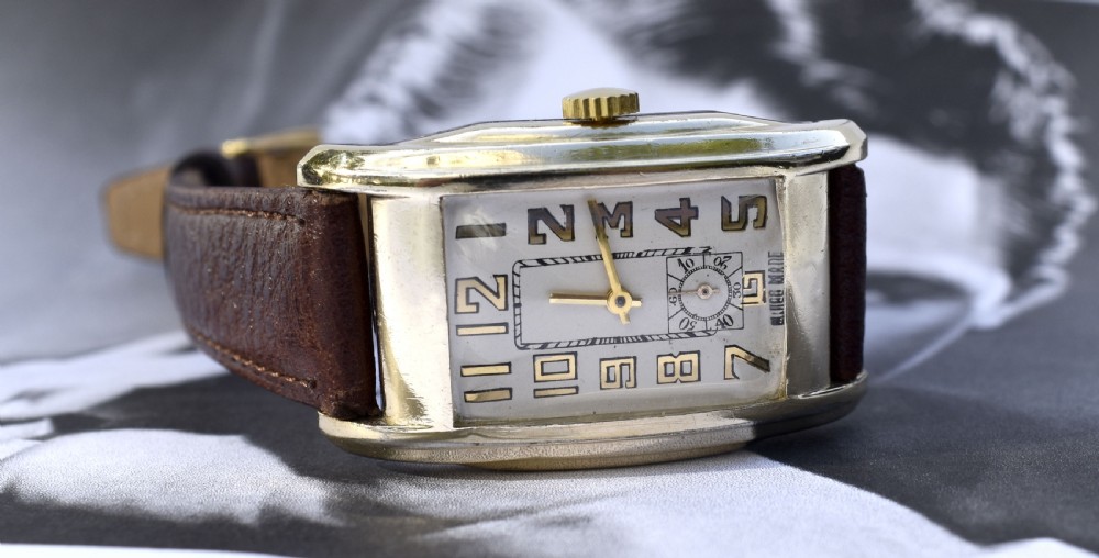 Art Deco Gents Gruen Swiss Watch, serviced, c1930's View II