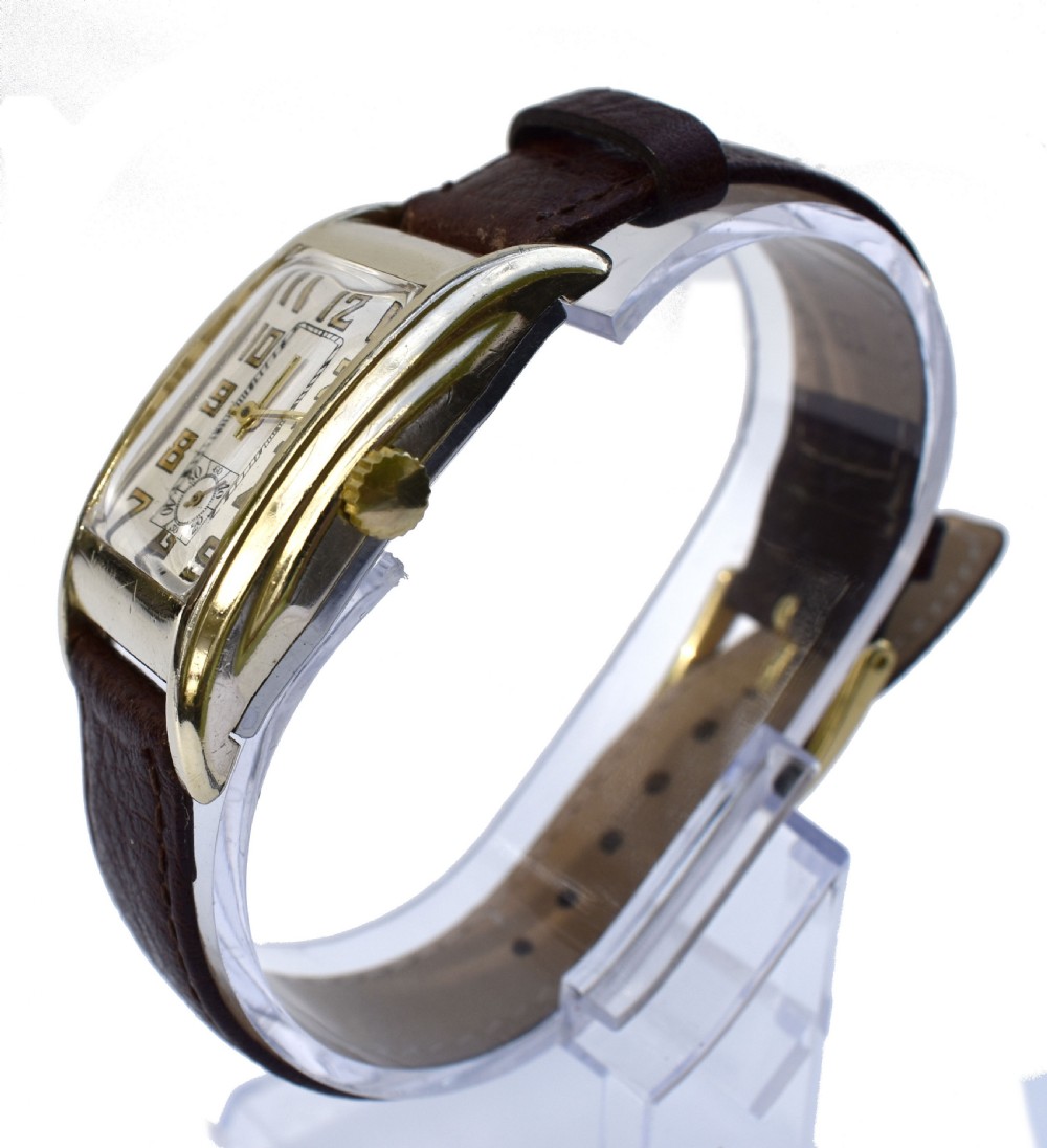Art Deco Gents Gruen Swiss Watch, serviced, c1930's View VIII