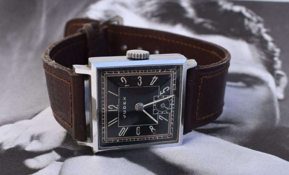 Art Deco Gents Manual Wristwatch by French Watchmakers Judex, c1930 View II