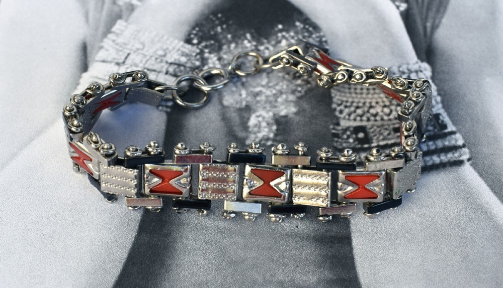 Art Deco 1930's Bracelet by Jakob Bengel, Germany View V