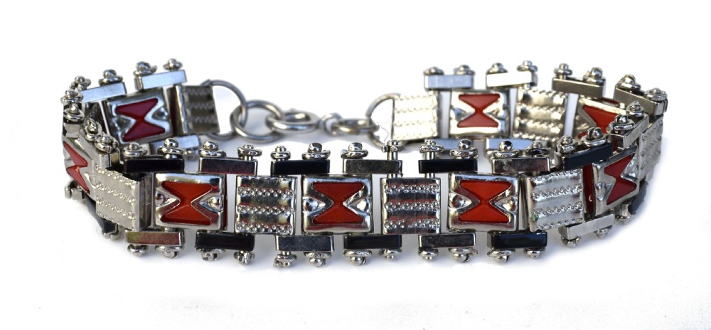Art Deco 1930's Bracelet by Jakob Bengel, Germany View VIII