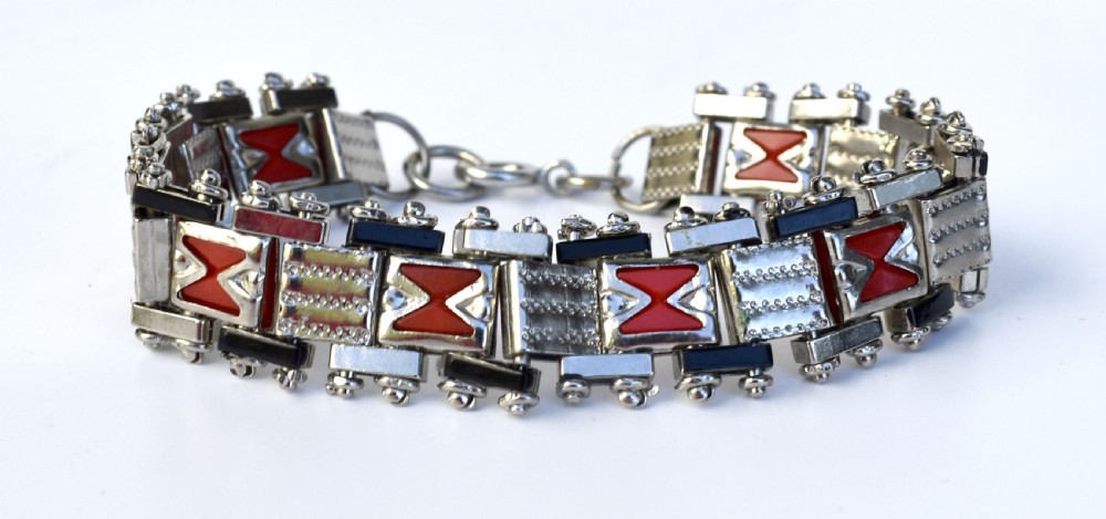 Art Deco 1930's Bracelet by Jakob Bengel, Germany View X