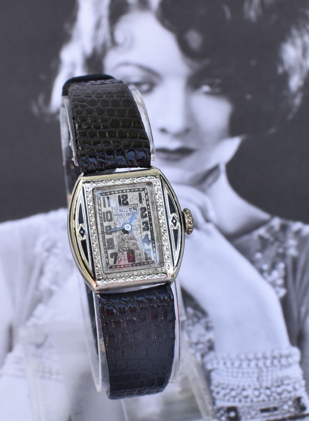 Art Deco Ladies Manual Watch By Gruen, c1929