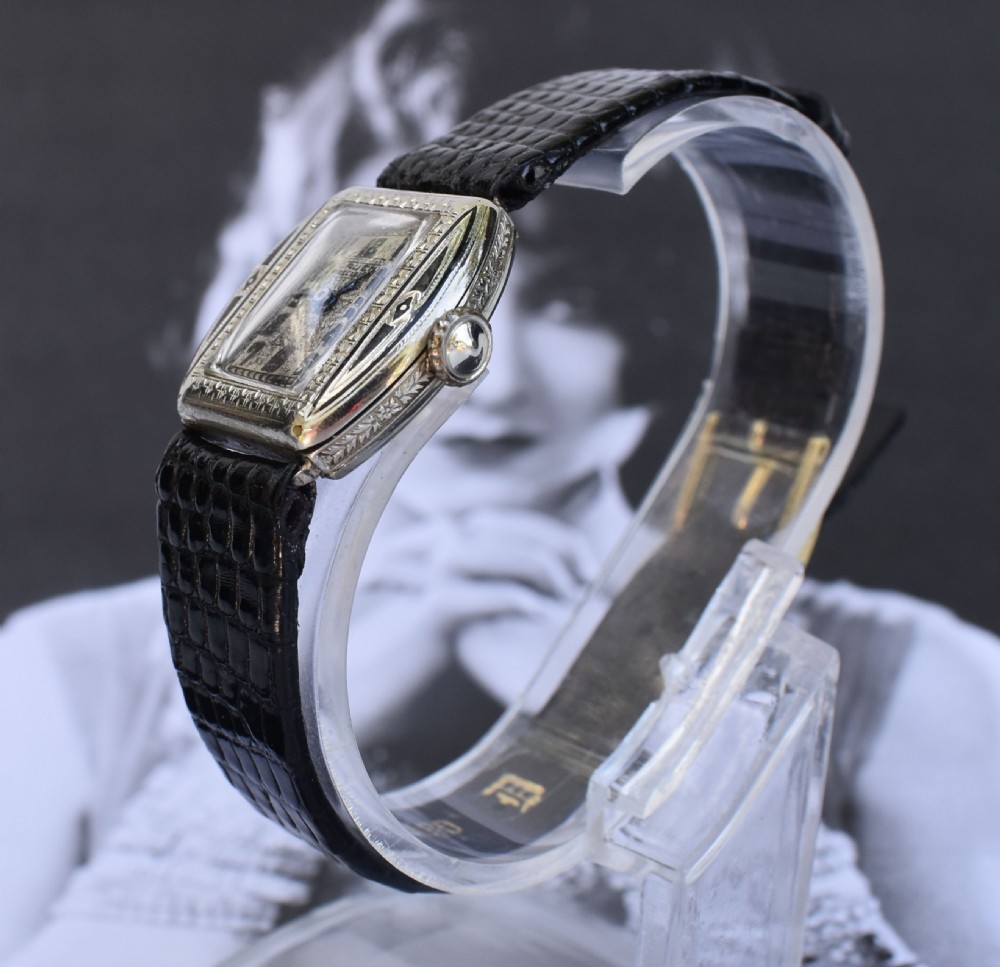 Art Deco Ladies Manual Watch By Gruen, c1929 View III