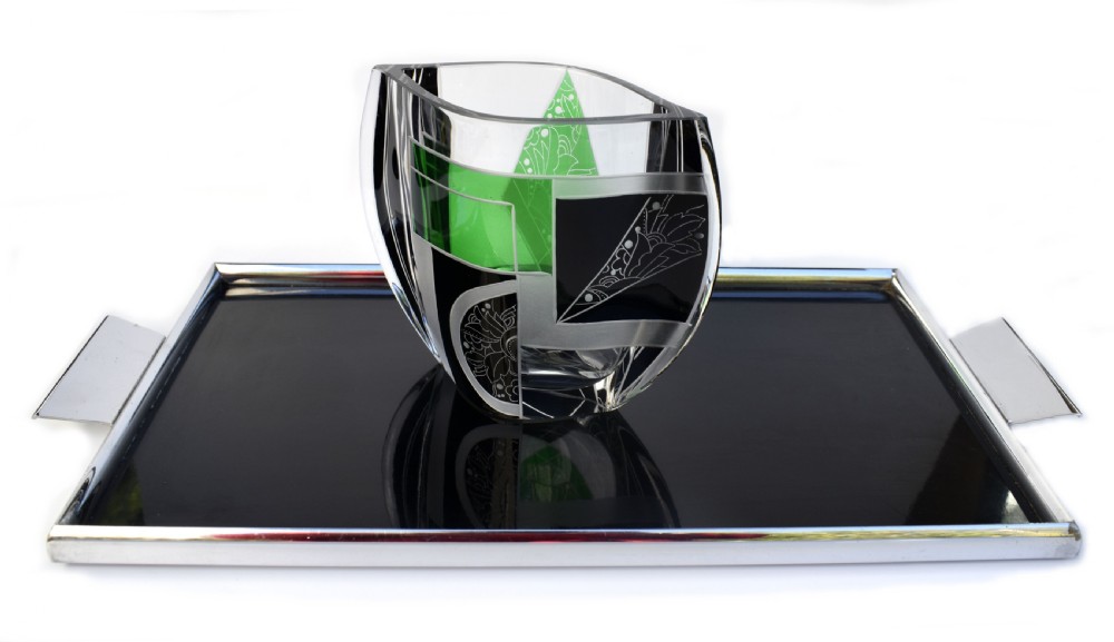 Art Deco Large Modernist Serving Tray,  c1930 View II