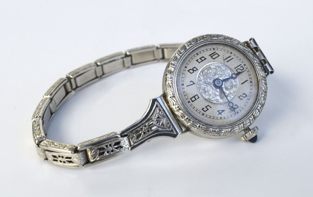 Art Deco Ladies Manual Watch By Swiss Watchmakers Erima, c1930 View VII