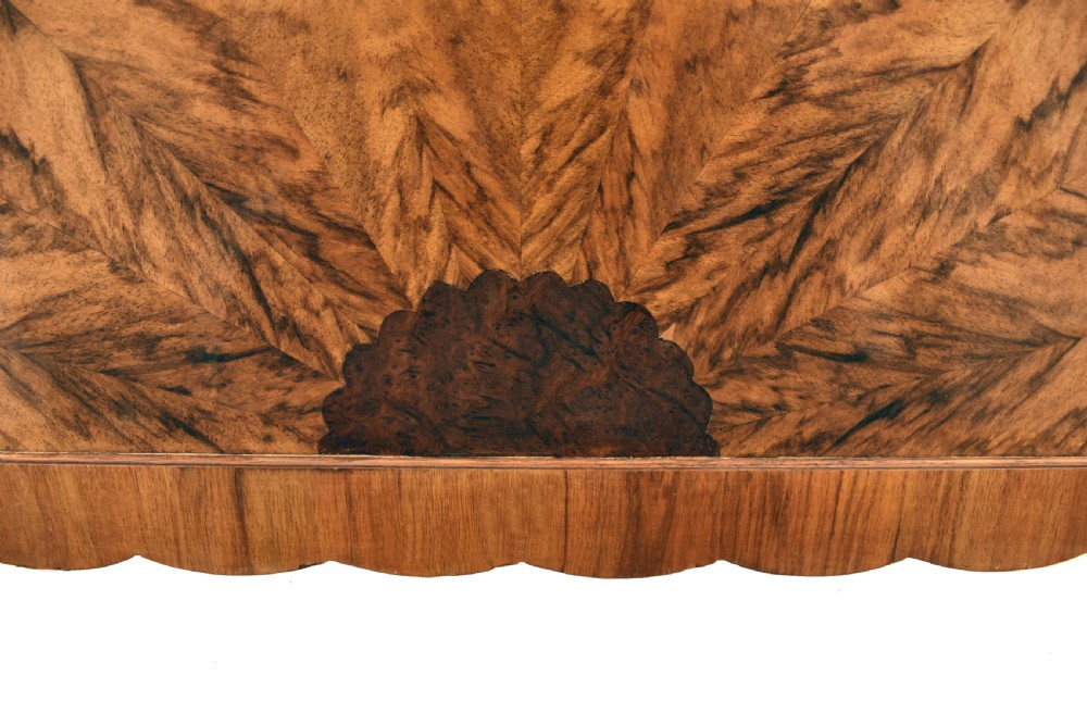 Art Deco Double Bed 'Sunburst' Headboard, c1930 View IV