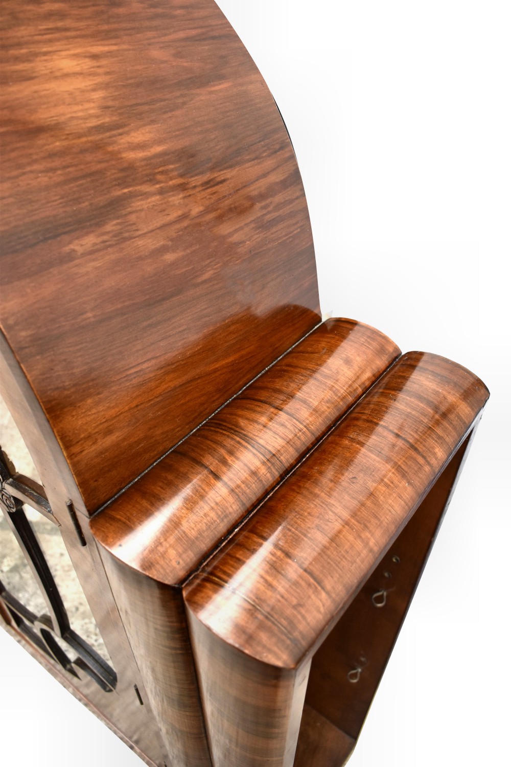 Art Deco Walnut Display Cabinet, c1930 View VI
