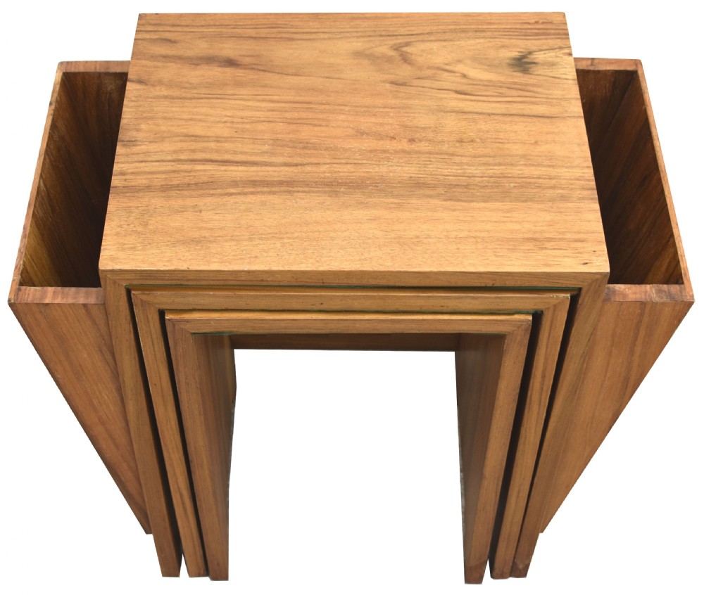 Art Deco Skyscraper Nest Of Three Tables , c1930 View VI