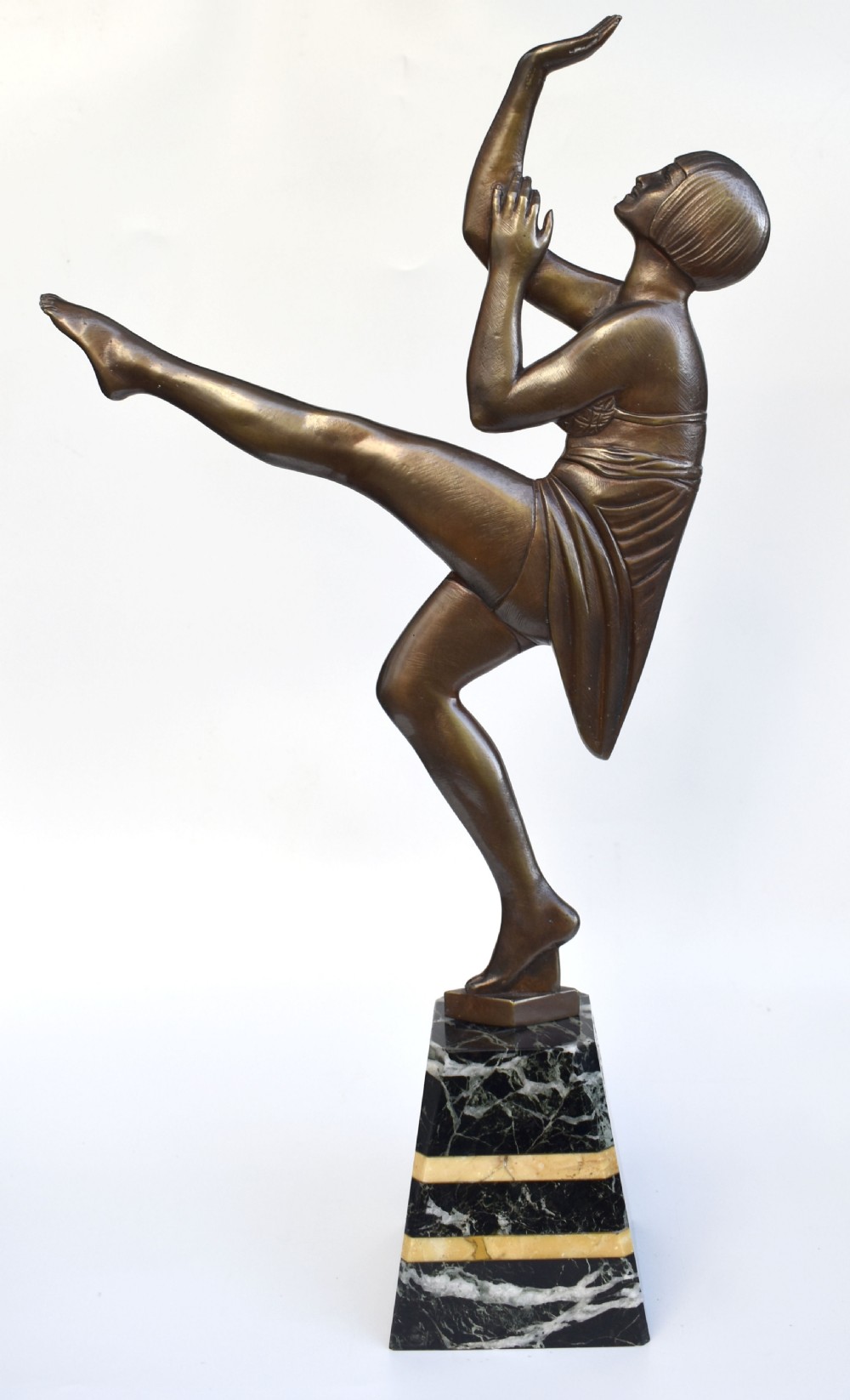 Art Deco Female Two Dimensional Figural Dancer, c1930