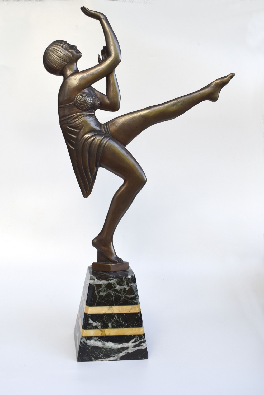 Art Deco Female Two Dimensional Figural Dancer, c1930 View IV