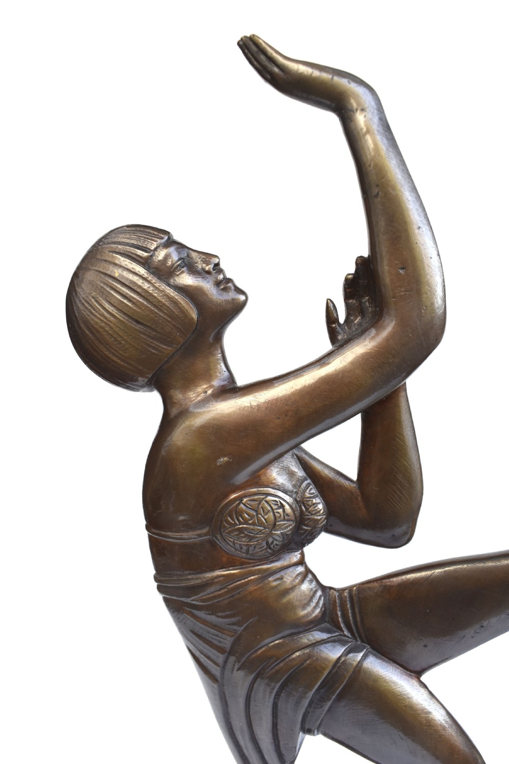 Art Deco Female Two Dimensional Figural Dancer, c1930 View V
