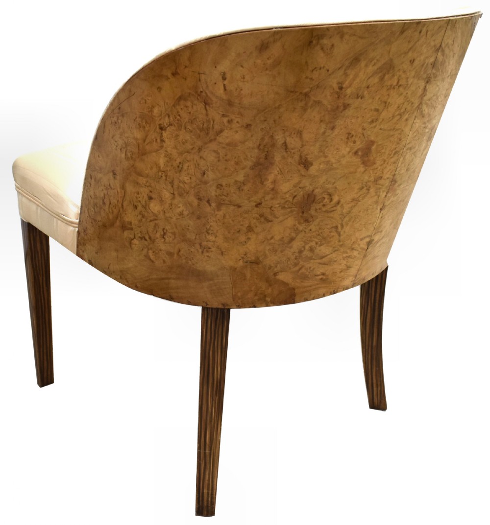 Art Deco Walnut Desk & Chair, c1930's View XIII