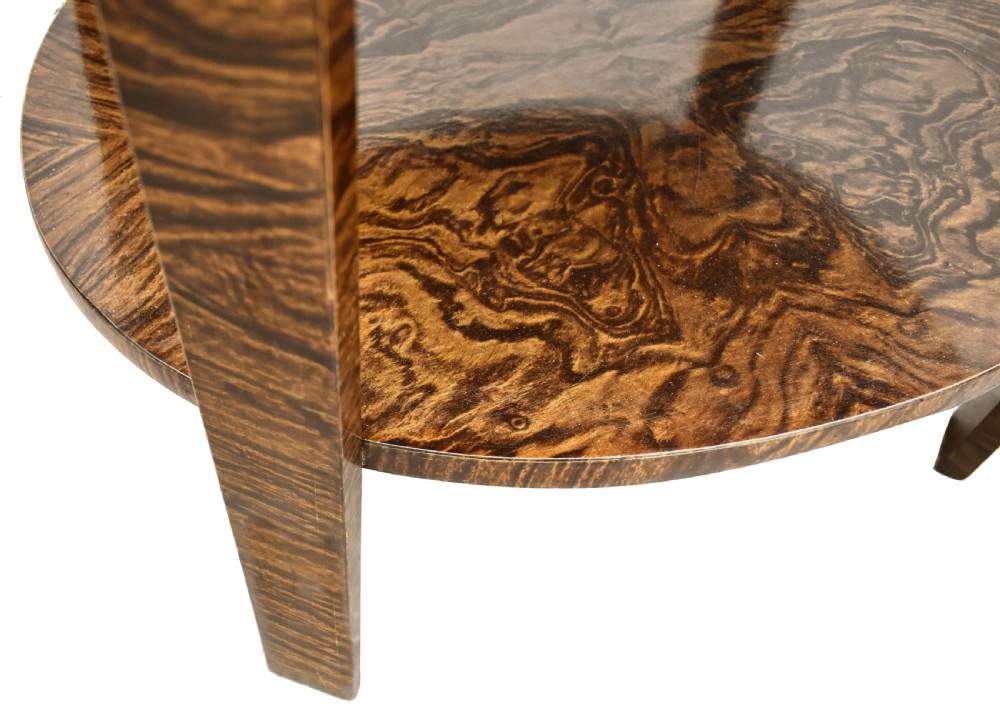 Art Deco Two Tier Oval Occasional Table, c1930 View V