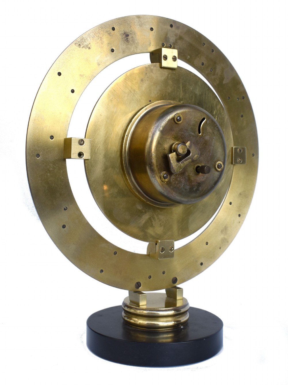 Art Deco Modernist Mantle Clock By Bayard, c1930 View IV