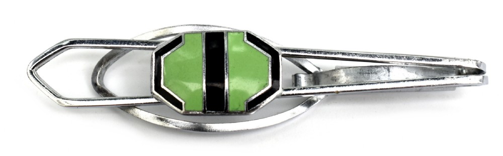 Art Deco Original Enamel Gentleman's Tie Pin, English, c1930 View VI