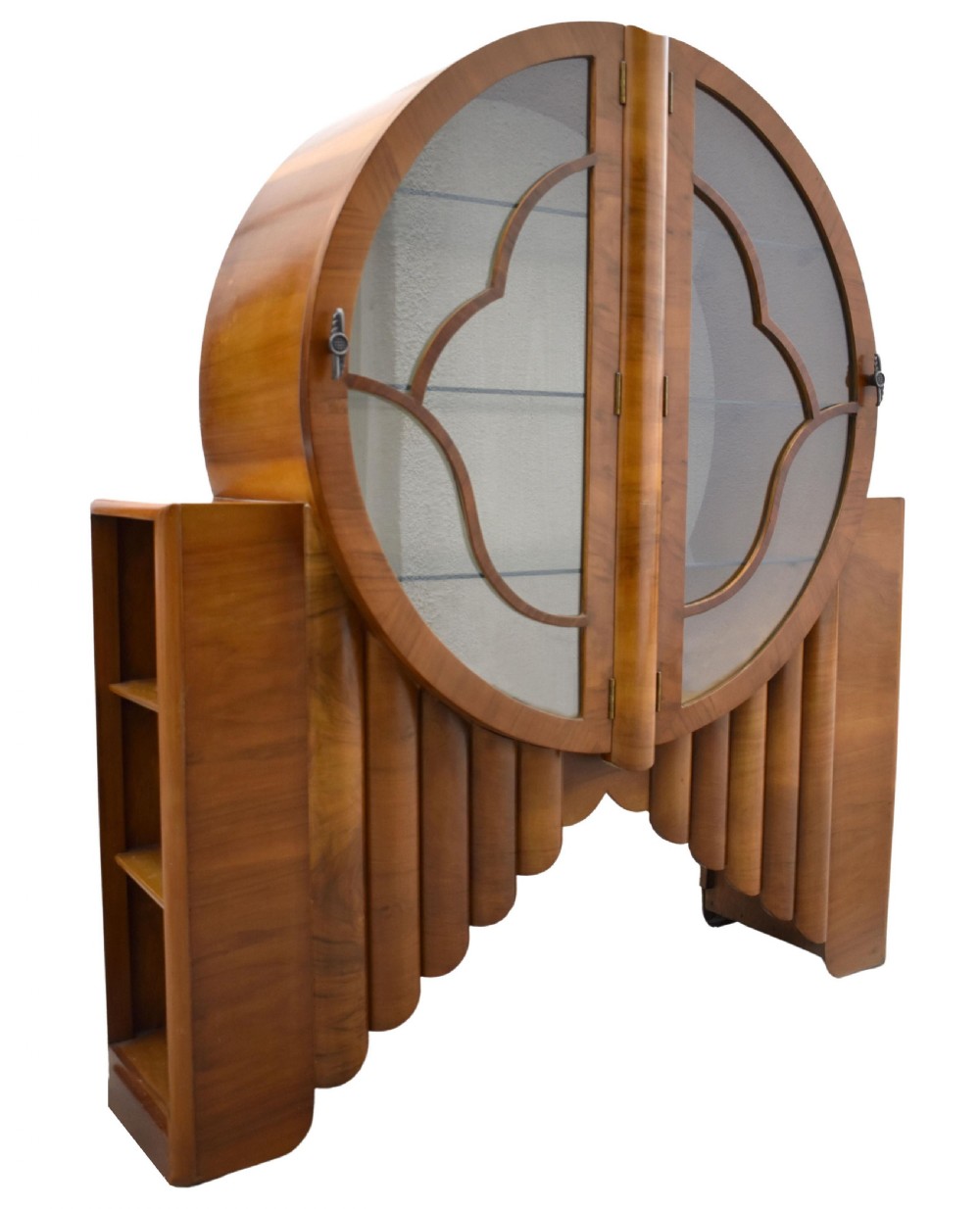 Art Deco Walnut 'Rocket Cabinet', English, c1930 View II