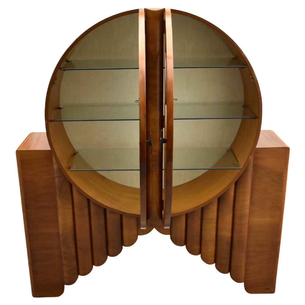 Art Deco Walnut 'Rocket Cabinet', English, c1930 View V