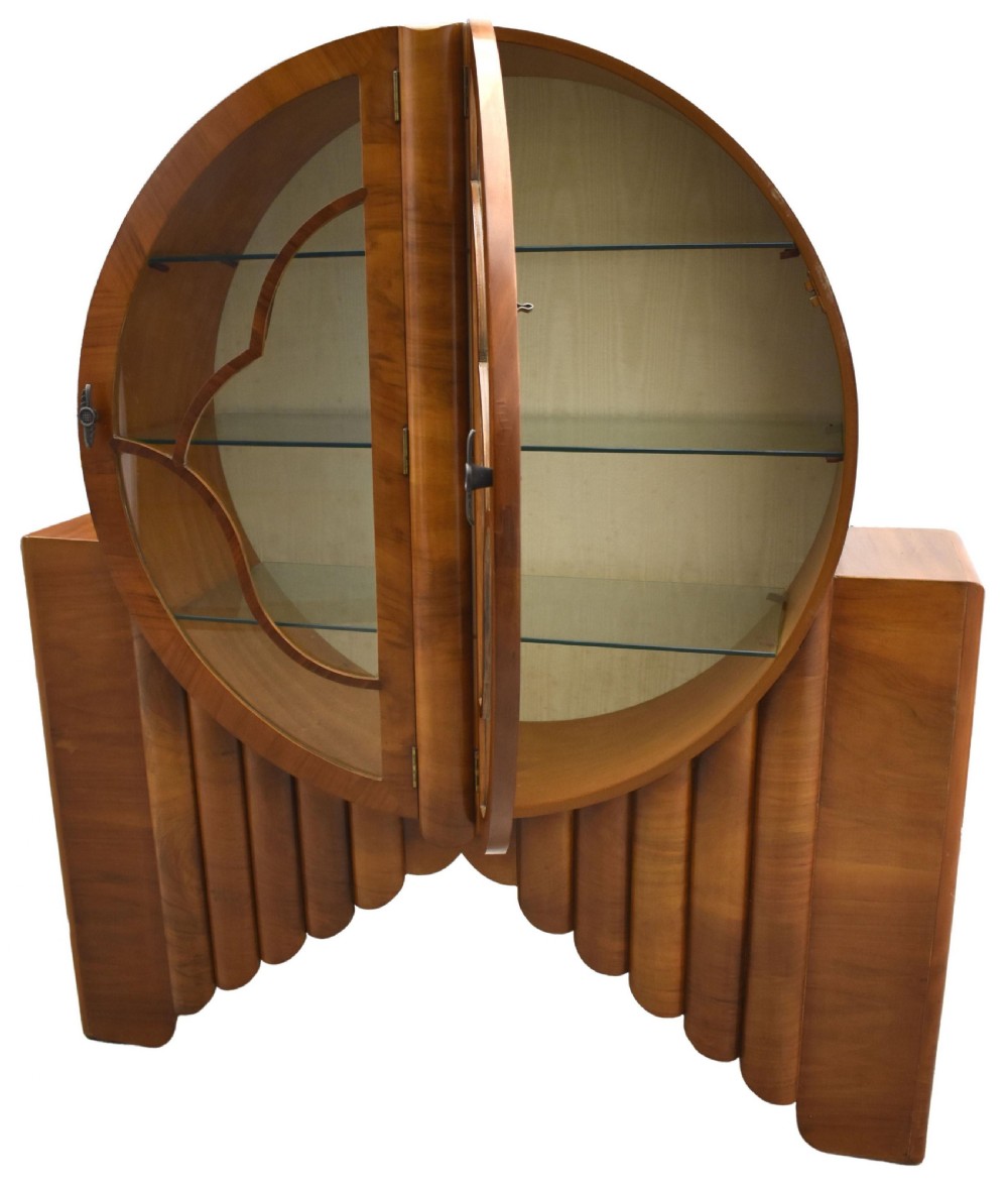 Art Deco Walnut 'Rocket Cabinet', English, c1930 View IX