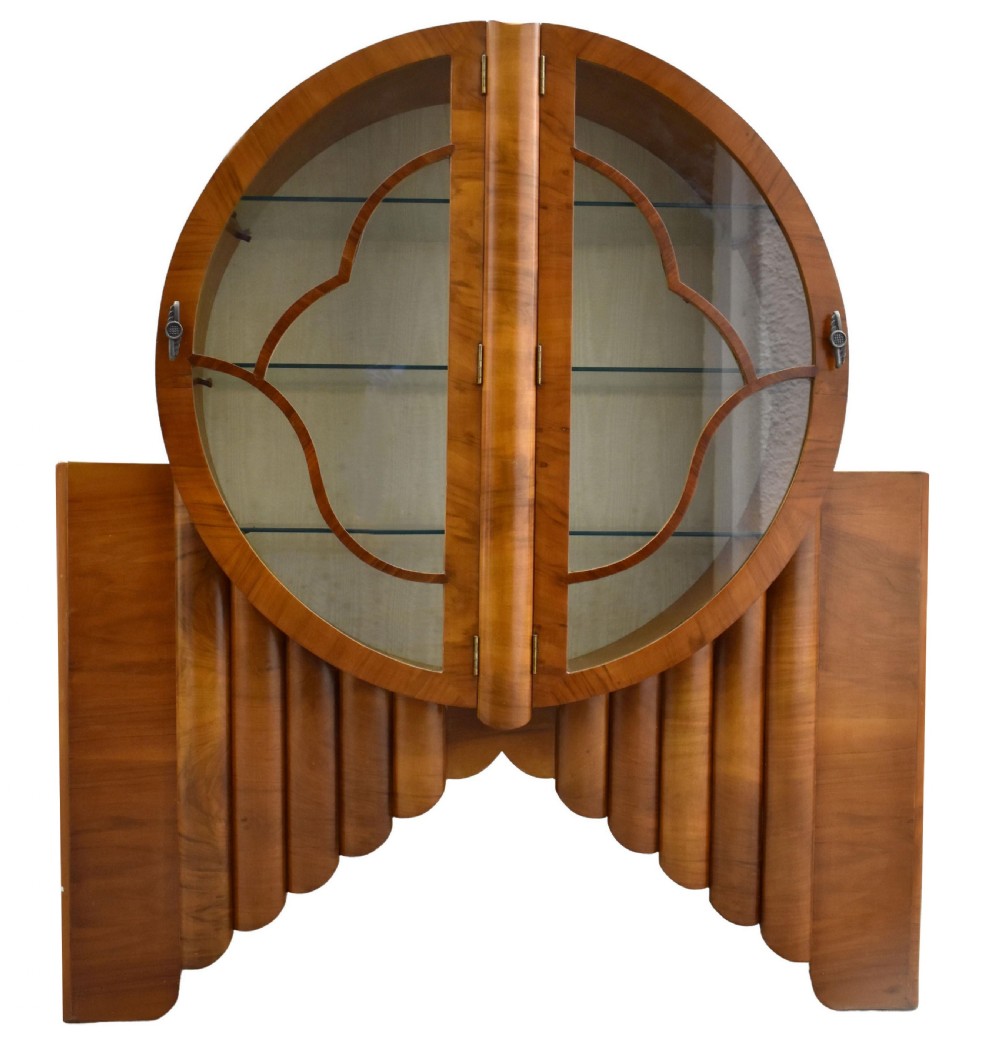 Art Deco Walnut 'Rocket Cabinet', English, c1930 View XV