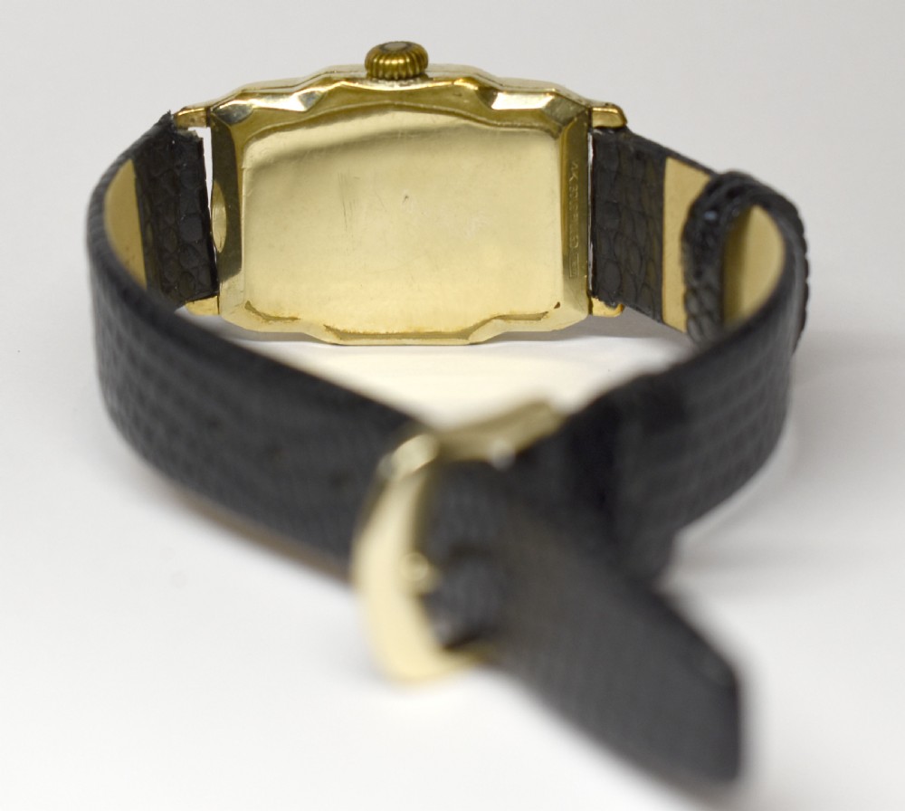 Art Deco Gents 14k Gold Filled Watch By Elgin , 1934 View VI
