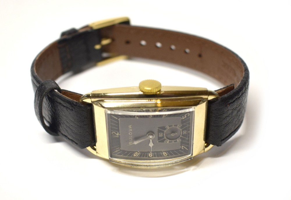 Art Deco Gents 10k GF Watch, Fully Serviced, c1939 View VI