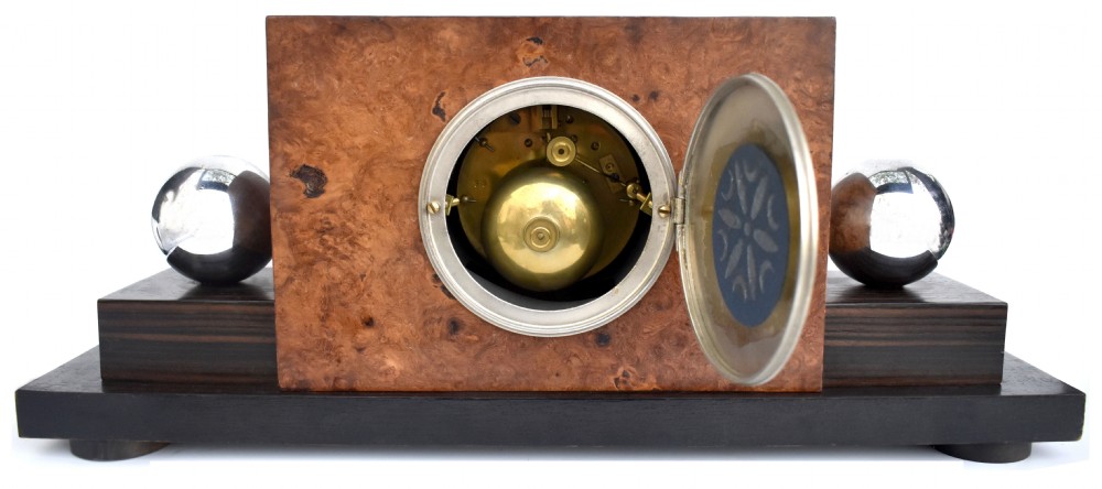 Art Deco Large French Mantle Clock, c1930 View III