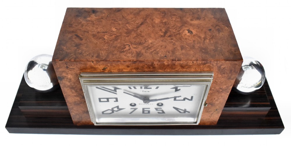 Art Deco Large French Mantle Clock, c1930 View V
