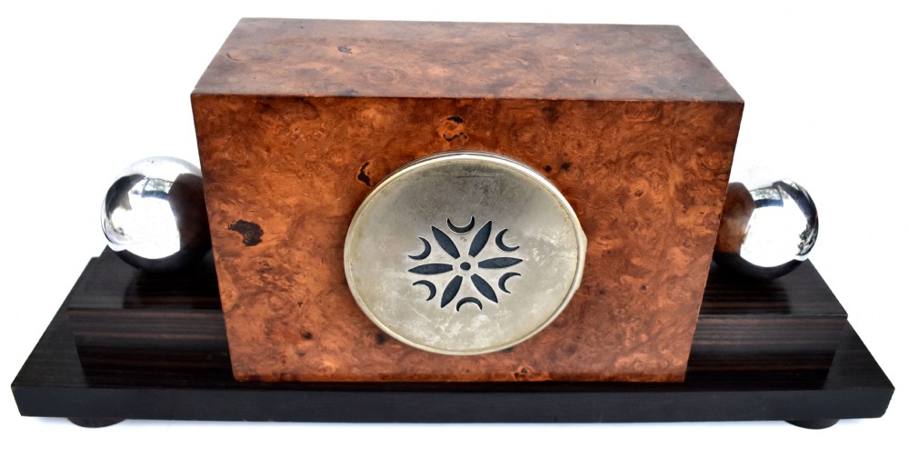 Art Deco Large French Mantle Clock, c1930 View VI