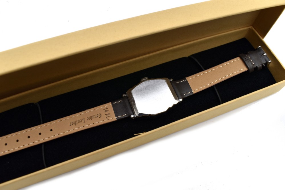 Art Deco Gentleman's 14k White Gold Watch By Bulova, c1929, Serviced. View III