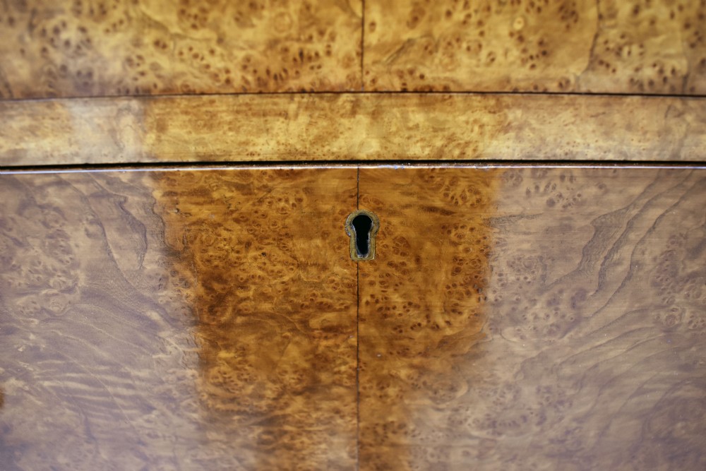 Art Deco Figured Walnut Chest Of Five Drawers, c1930's  View X