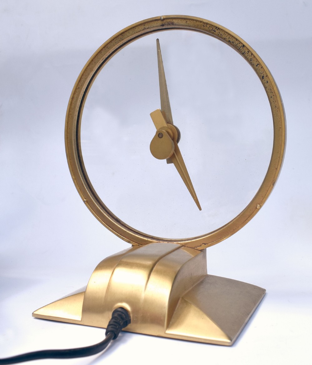Art Deco Jefferson Mystery Clock, USA, c1949 View VII