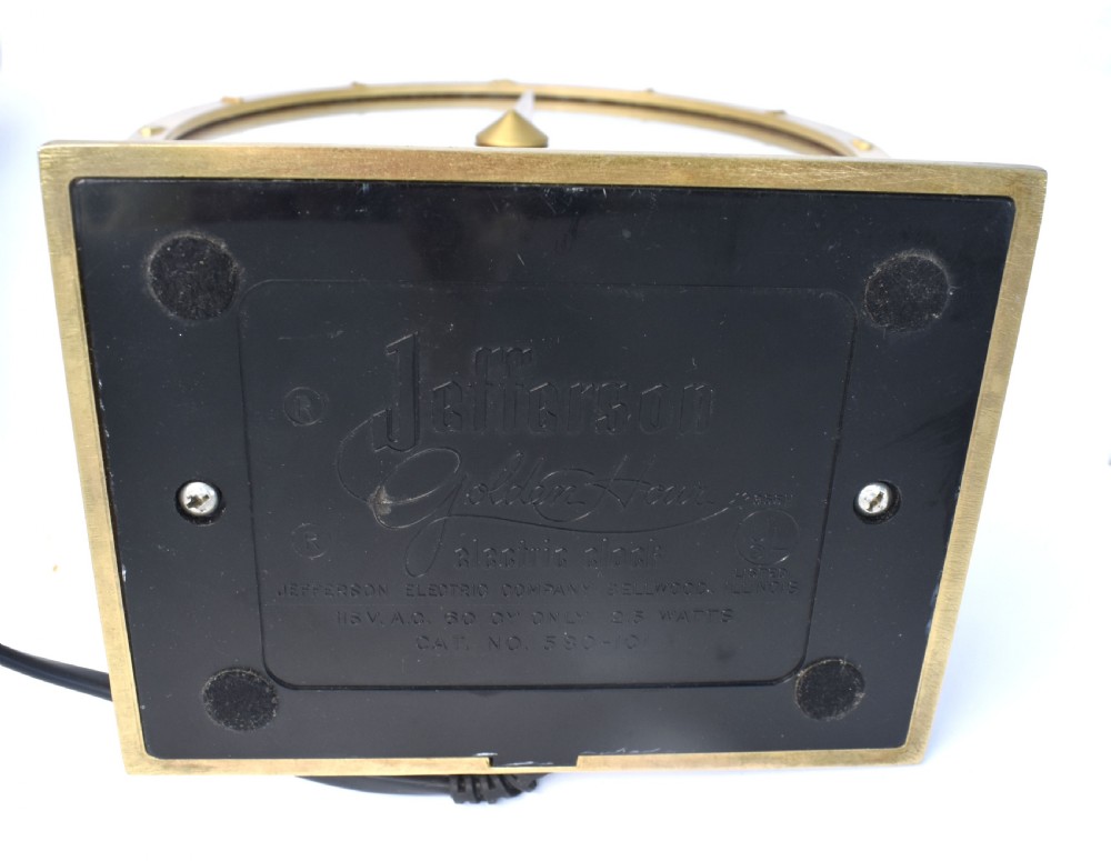 Art Deco Jefferson Mystery Clock, USA, c1949 View VIII