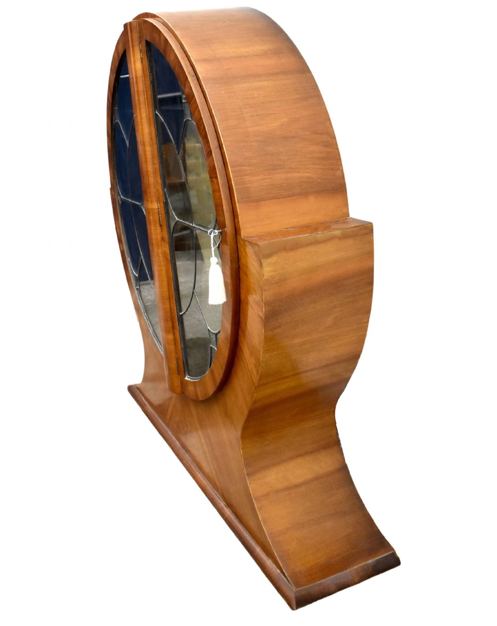Art Deco Impressive Walnut Display Cabinet , c1930 View V