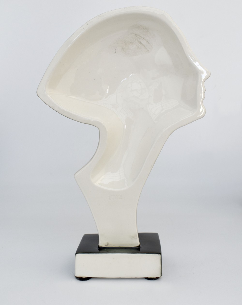 Art Deco Ceramic Head Bust By Katzhutte Hertwig & Co, c1930 View VIII